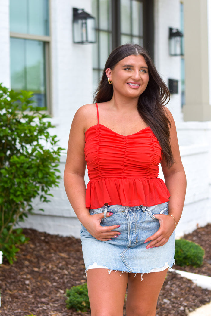 Lainey Top - Red