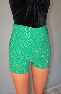 Party Shorts - Emerald - Lavish Tuscaloosa