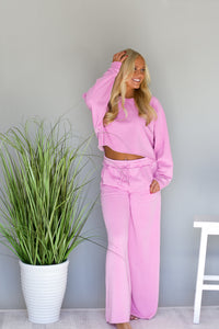 Soft Pant Set - Pink