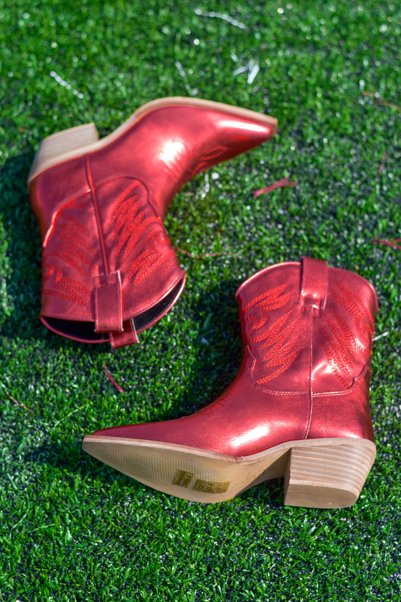 Bella Boot - Red - Lavish Tuscaloosa