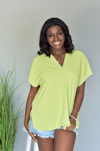 Willow Top - Lime