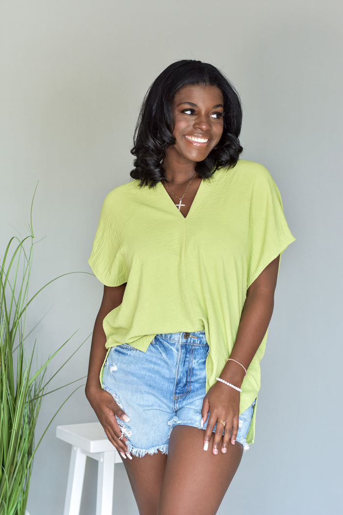 Willow Top - Lime