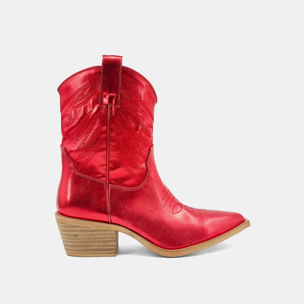 Bella Boot - Red - Lavish Tuscaloosa