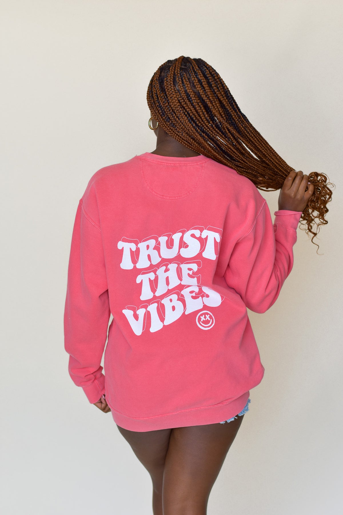 Trust The Vibes Sweatshirt - Lavish Tuscaloosa