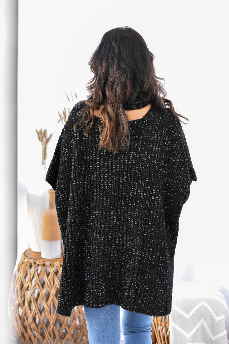 Shimmer Knit - Black - Lavish Tuscaloosa