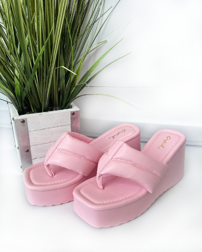 Afton Sandal - Pink